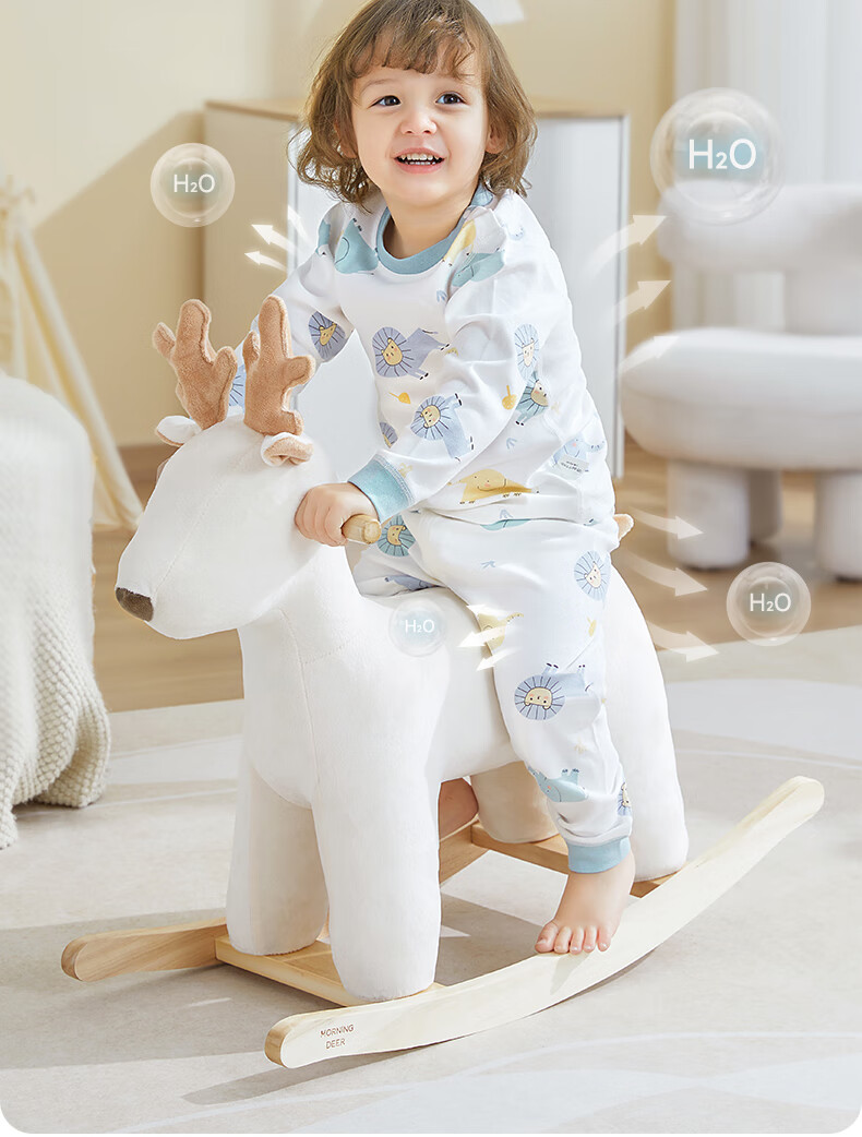 Betis Children's Pajama Set Autumn Winter 2025 New Boys Girls Baby Homewear Pure Cotton Long Sleeve Class A 5