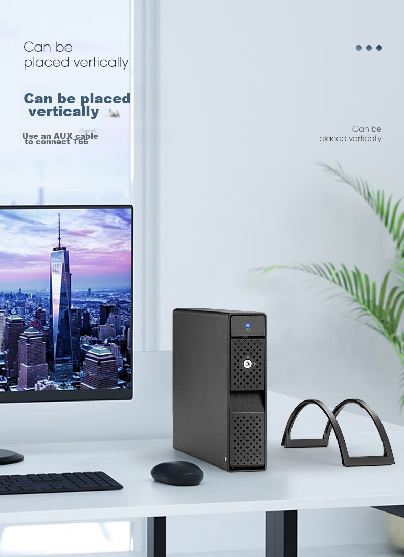 Shiteli 3.5-Inch Single-Bay External Hard Drive Enclosure 9110U32C, Supports 24TB Hard Drive, USB3.2 Type-C Interface, Dual Data Cables 7