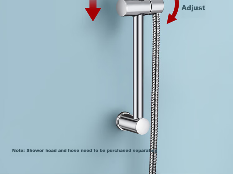 Larsd Shower Head Lifting Rod, Handheld Shower Head Bracket Mounting Kit, Wall-Mounted Shower Head Holder for LD723 Model 4