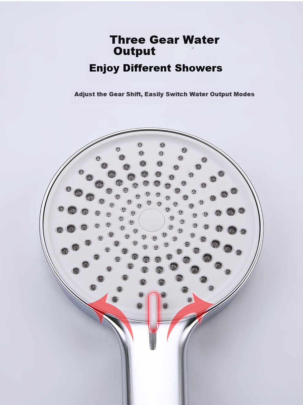 Larsd Shower Mixing Valve Set, Surface-Mounted Shower Faucet Set with Copper Body, Hot And Cold Shower Switch LD63061 5