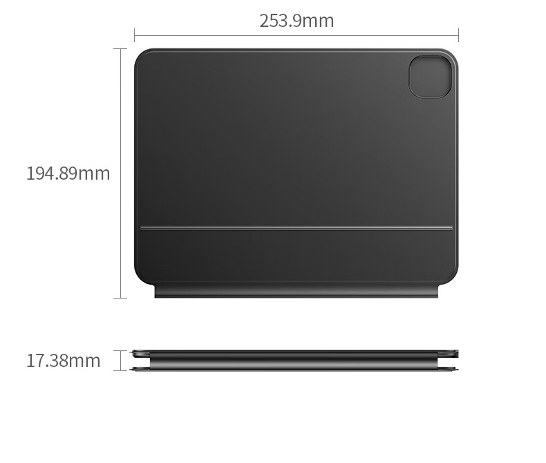 Ugreen Compatible iPad Magic Keyboard Apple Tablet Air 7/6/5/4 | Pro 2018-2022 11/10.9 Inch Keyboard Protective Case Integrated [New Upgrade | Lighter] 23