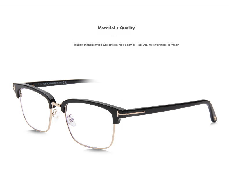 TOM FORD Eyeglass Frames for Men And Women, Optical Frames, Business Lightweight Anti-Blue Light Lenses, Glasses with Prescription Lenses, Eyeglass Frames TF5635 3