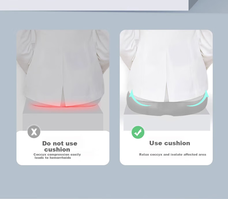 Mixiaoshu Hemorrhoid Cushion, Butt Pad for Office, Postpartum Long-Sitting Chair Pad, Natural Delivery Maternity Pressure Relief, Post-Surgery Anal Fistula Tailbone Pad 8