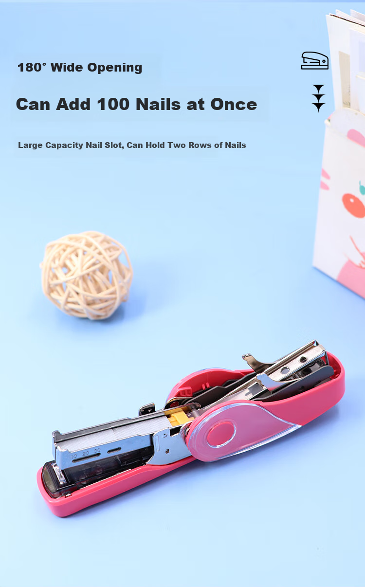 MAX HD-10FL3K Flat-Standing Low-Effort Stapler, Student Office Small Stapler with Staple Remover, Can Staple 2-32 Pages, Compatible with No.10 Staples, Gree 4