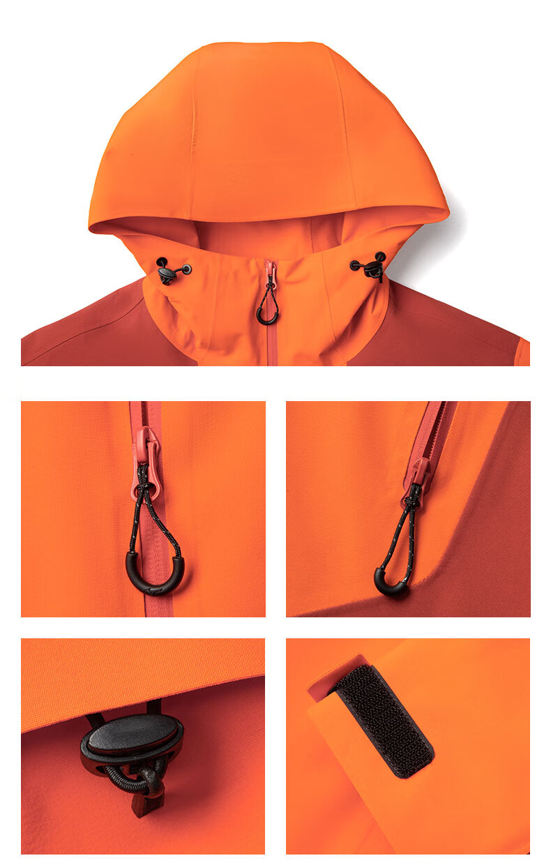 Mizuno ESSENTIAL Series, 2025 New Model, Unisex Windproof And Water-Resistant Hooded Soft Shell Woven Jacket 5