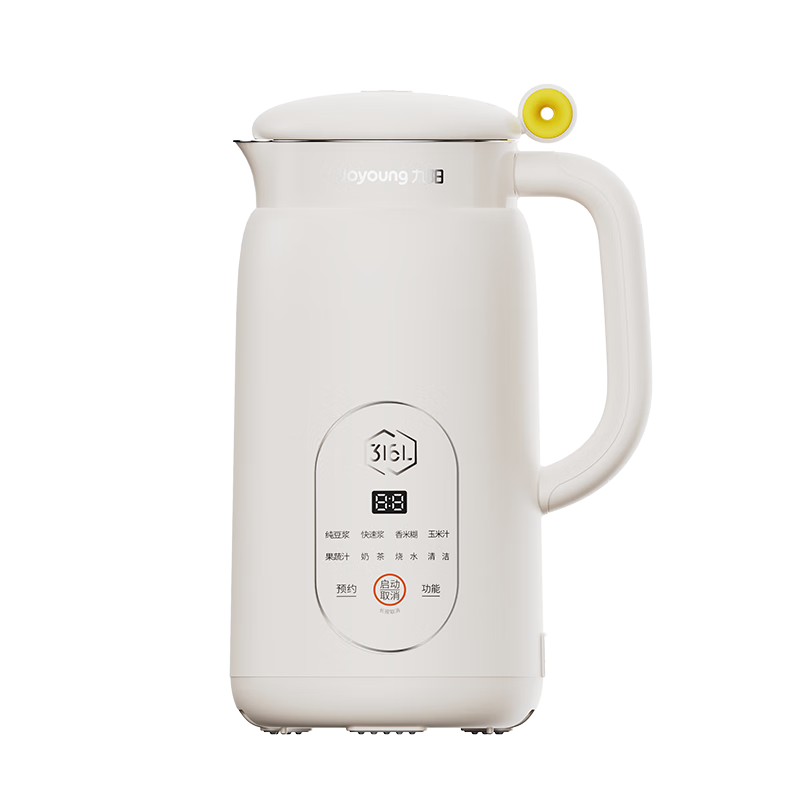 Joyoung Soy Milk Maker, 0.6L Compact Capacity, 316L Stainless Steel Blender, Small Household Multi-Functional Smoothie Machine, No-Filter Juicer D2526Pro