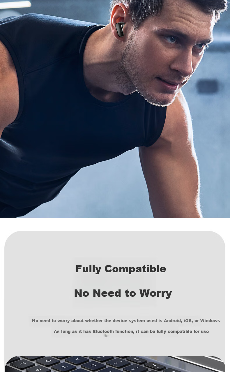 Chuang [Latest 2025 Model] Bluetooth Earphones, Wireless In-Ear, for Sports, Running, Music, Gaming, E-Sports, Low Latency, High Sound Quality, Compatible with 8