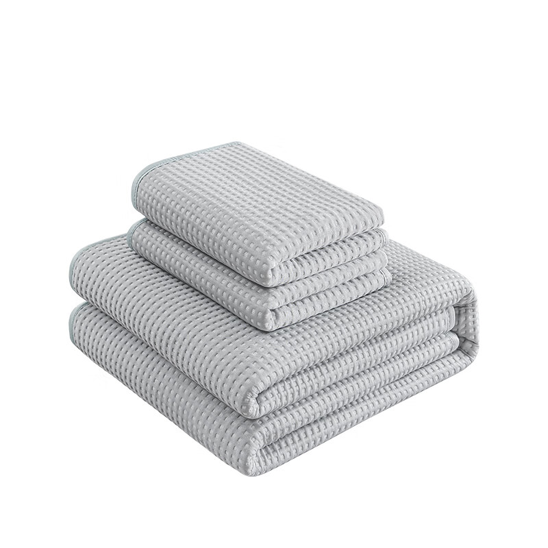JD Jingzao Ice Cream Bean Soft Cooling Mat Three-Piece Set National Standard Class A Washable Ice Silk Cooling Mat 1.5x2m Ice Bean Gray