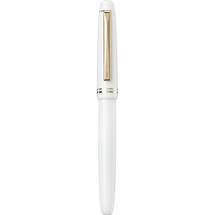 PILOT 78G Fountain Pen for Primary School Students Grades 3-6, Calligraphy Practice, Adult High-Quality Signature Pen, Stationery Gift Box Set, Vintage Series M Nib Ivory White Fountain Pe