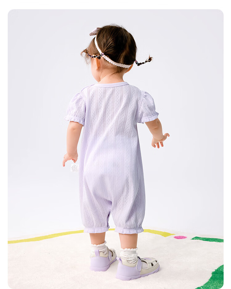 BALABALA Children's Clothing, Baby Romper, Pure Cotton, 2026 Summer New Style, Two-Piece Set, Infant Newborn Breathable Clothes, Soft And Cute 6