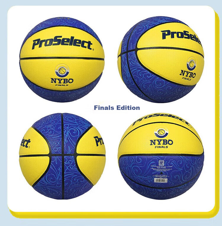ProSelect Official Training And Competition PU Basketball for NYBO League, Moisture-Absorbing And Wear-Resistant, Indoor/outdoor Youth Size 5 Basketball 10
