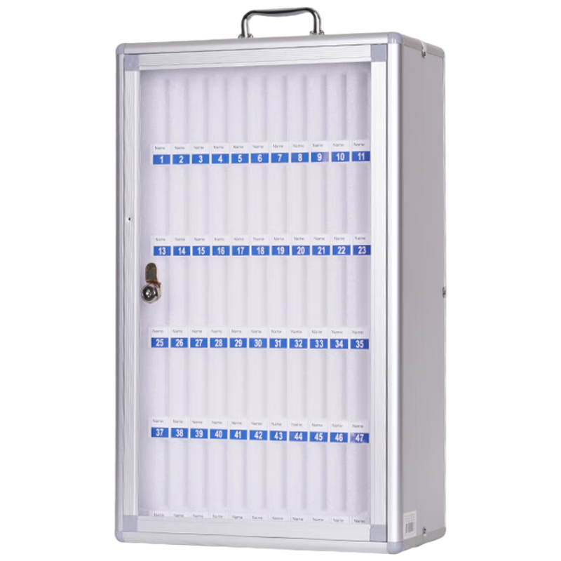 Jinlongxing Mobile Phone Storage Cabinet, Workshop Phone Locker, School Student Office Meeting Storage Box, Aluminum Alloy with Lock, 60 Slots