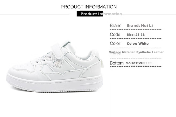 Warrior Children's Shoes, Kids' Sneakers for Boys And Girls, Versatile White Casual Shoes, WZ(CL)-0867, White, Size 38 2