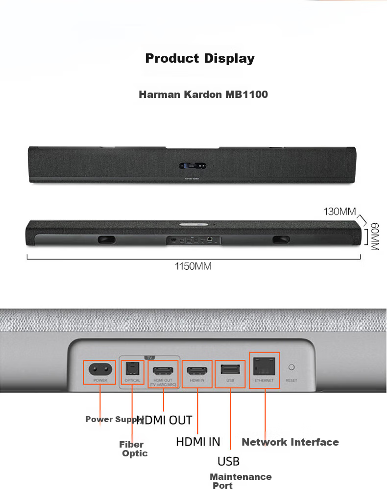 Harman/Kardon Soundbar CITATION MB1100, Home Theater System, TV Speaker, Speakers, Dolby Atmos, HIFI Package, Soundbar 13