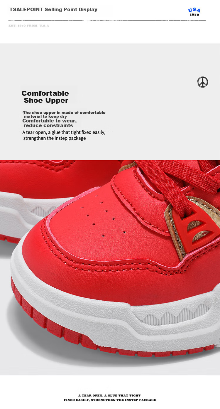 SNOOPY Children's Shoes, Boys And Girls Sports Shoes, Kids Casual Shoes, Student Campus Low-Top Sneakers, 5003 Pink, Size 30 5