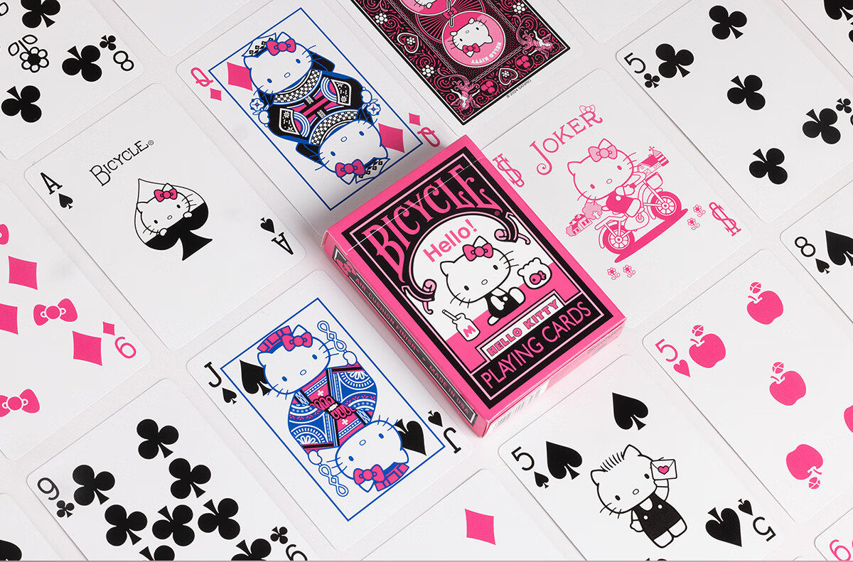 BICYCLE Hello Kitty Sanrio Collaboration Classic Bicycle Playing Cards Set of 1 4