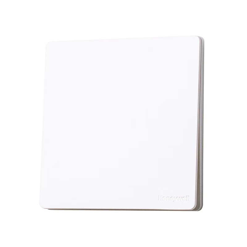 Honeywell Ultra-Thin Frameless Matte Skin-Friendly 86-Type One-Gang Double Control Switch Panel Ruiyi T3 White Cream Style
