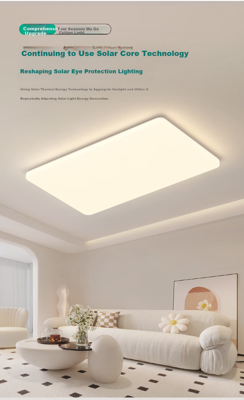 MICOE LED Ceiling Light for Living Room, Simple Ceiling Fixture for Dining Room And Bedroom, Dimmable Lighting Fixture for Whole House, Three Bedrooms And Two Living Rooms, Installation Included 5