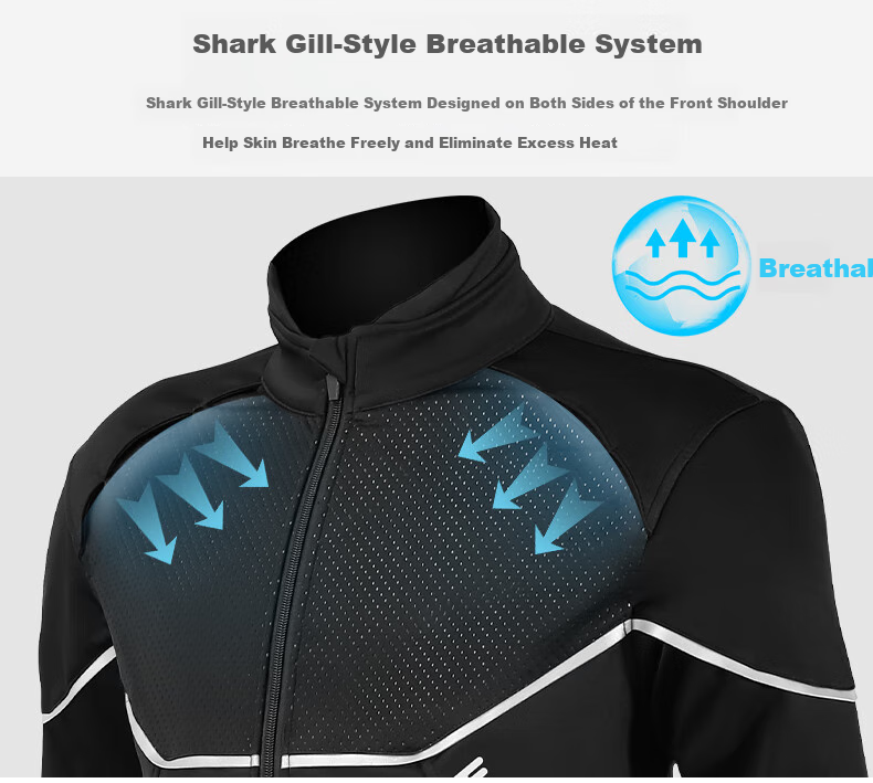 WestBiking WestBiking Autumn And Winter Bicycle Riding Jacket Long-Sleeve Set, Warm Fleece-Lined Cycling Sportswear 5