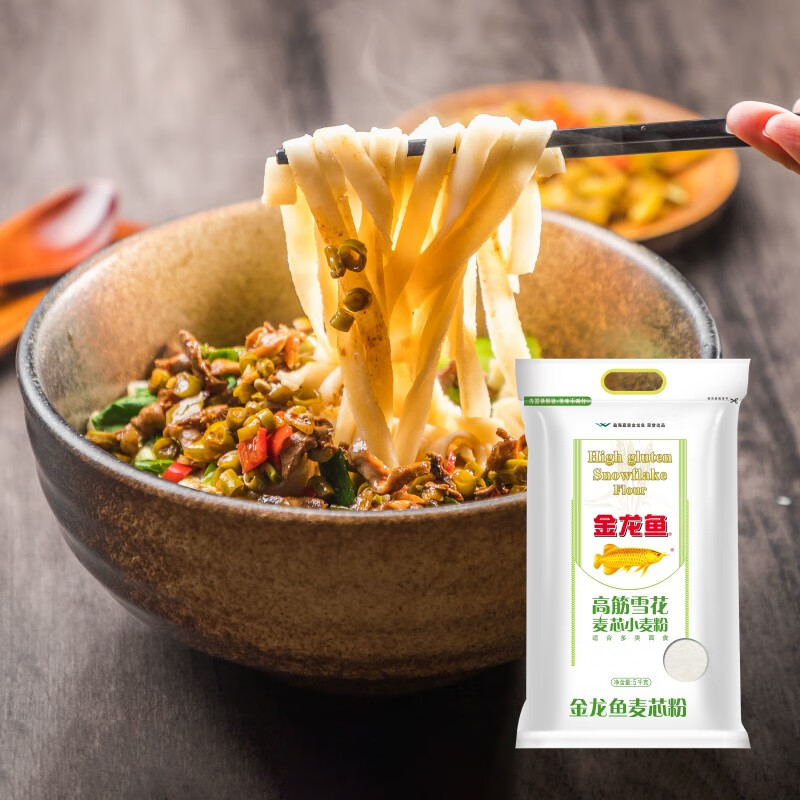金龙鱼 面粉 高筋粉 高筋雪花麦芯小麦粉 10斤