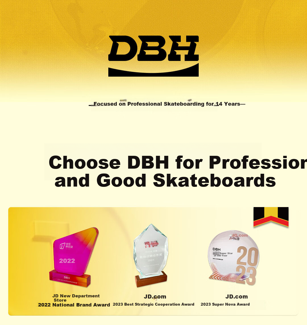 DBH Children's Skateboard for Ages 6-12, Beginner Boys And Girls, Walking Four-Wheel Professional Double-Kick Board, 7.5-Inch Unicorn Desig 1
