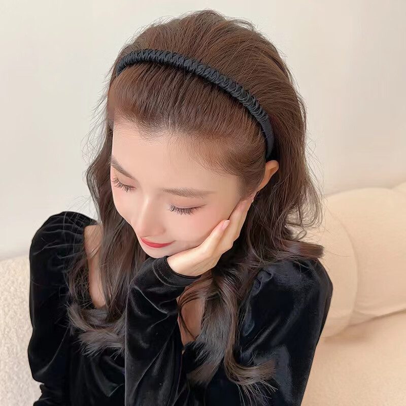 Huangjiamima Headband for Women, Elegant Hair Accessory for Going Out, High Crown Trendy Princess Style, Student Hair Clip with Teeth, Non-Slip Desig 2