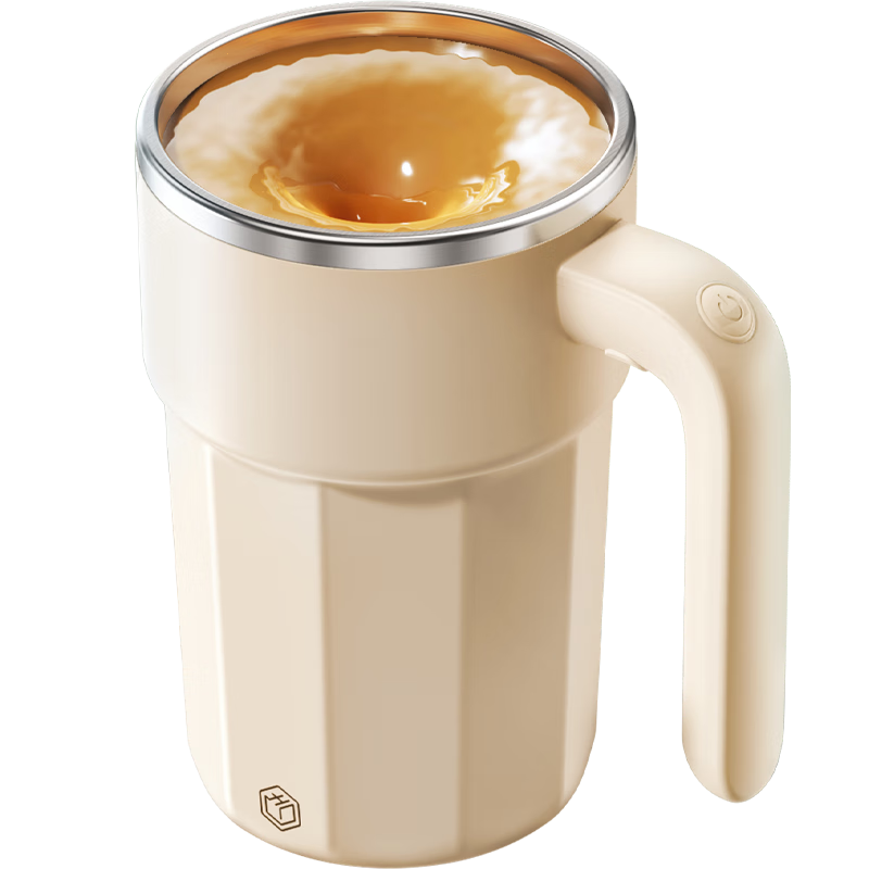 JD Jingzao Mini Cyclone Electric Mixing Cup Automatic Coffee Cup Type-C Rechargeable [316 Stainless Steel] 400ml