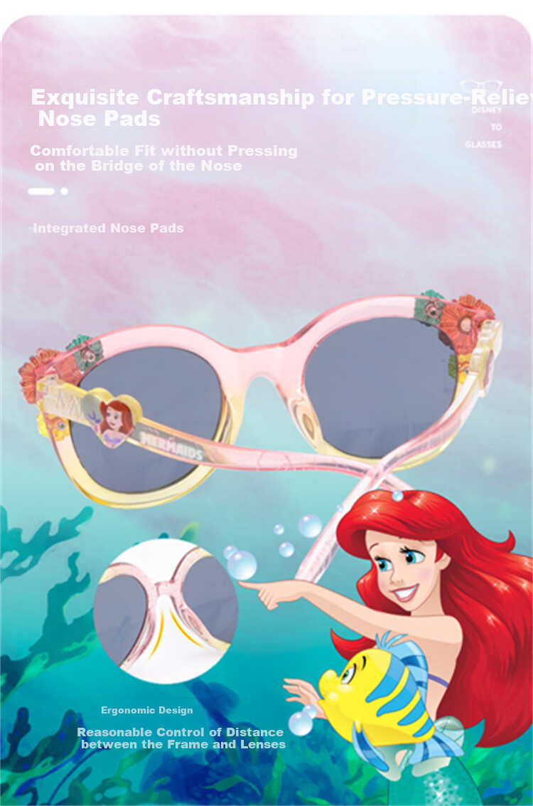 Disney Children's Sunglasses for Boys And Girls, Baby UV Protection Fashionable Cute Sunglasses 4