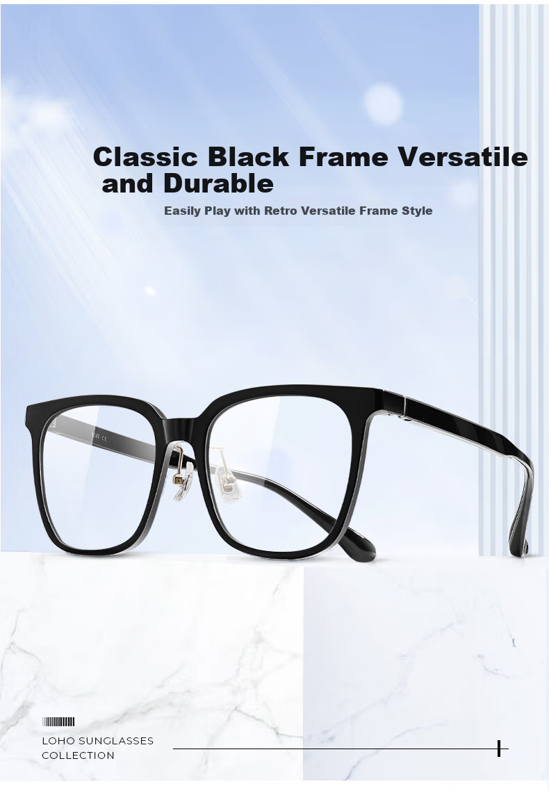 LOHO Magnetic Sunglasses with Anti-Blue Light Lenses for Nearsightedness, Night Vision, And Driving - Ultra-Light Three-In Glasses for Me 1
