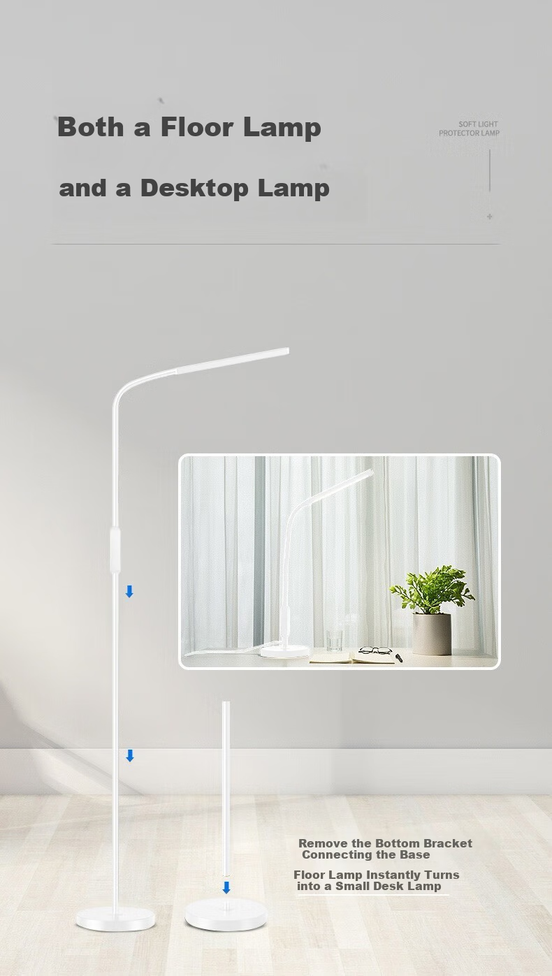 ONEFIRE Floor Lamp, Living Room Floor Lamp, Study Eye-Protection Lamp, Bedroom Bedside Lamp, Piano Lamp, Standing Reading Lamp, Study Room Lamp 12