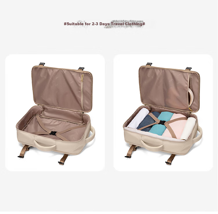 POLO Backpack for Women, Travel Luggage, Large Capacity Suitcase, 17.3-Inch Laptop Bag, Business Trip Travel Bag, Carry-On Approved 7