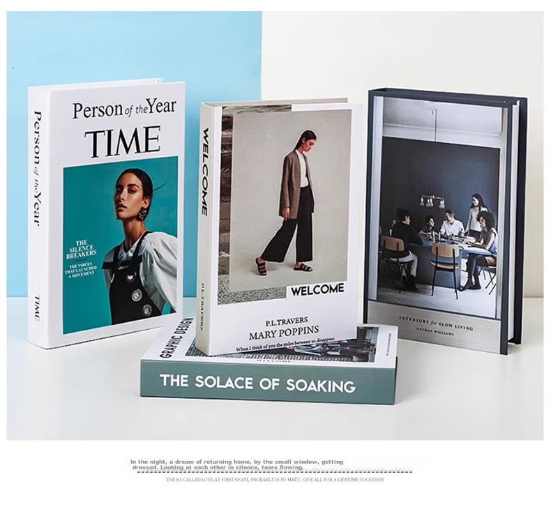 Jianyishijia Simple Modern Nordic Style Fake Book Decorative Prop Ornament Creative Living Room Bookshelf Display Model 8