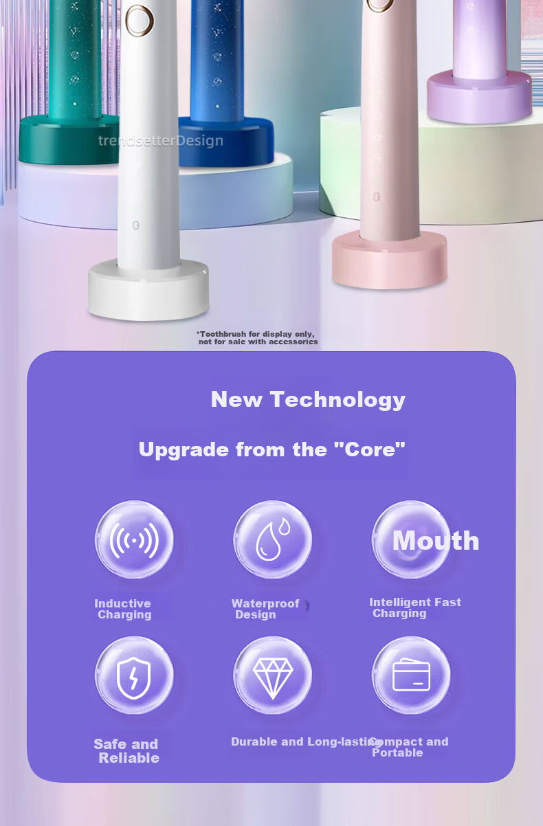 Chaofan Compatible with Libod Electric Toothbrush Charging Base, Star Diamond/star Moon Pro Wireless Sensor Charger, USB Charging Cable Accessories 2