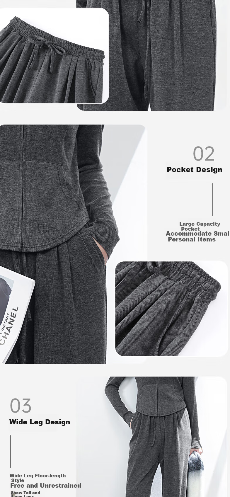 MJ STYLE Faux Cashmere Hooded Slim-Fit Cardigan Jacket for Women, New Spring And Autumn 2026 Short Style Waist-Cinching Slimming Elegant Versatile Top 10