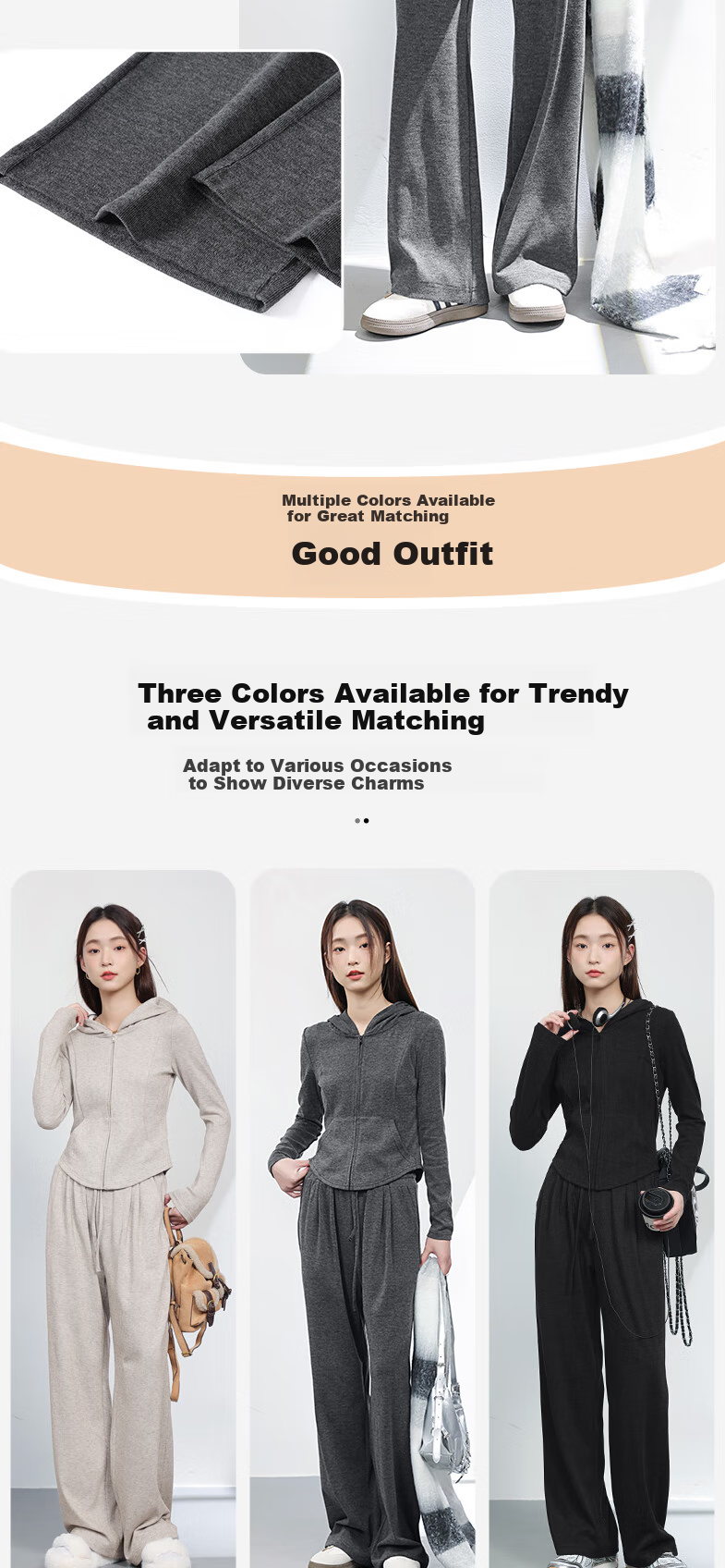 MJ STYLE Faux Cashmere Hooded Slim-Fit Cardigan Jacket for Women, New Spring And Autumn 2026 Short Style Waist-Cinching Slimming Elegant Versatile Top 11