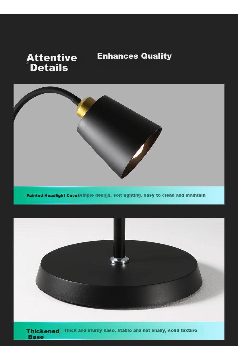 ARROW Desk Lamp, Full Spectrum Eye Protection Floor Lamp, Study Lamp for Reading Room, Decorative Table Lamp 8