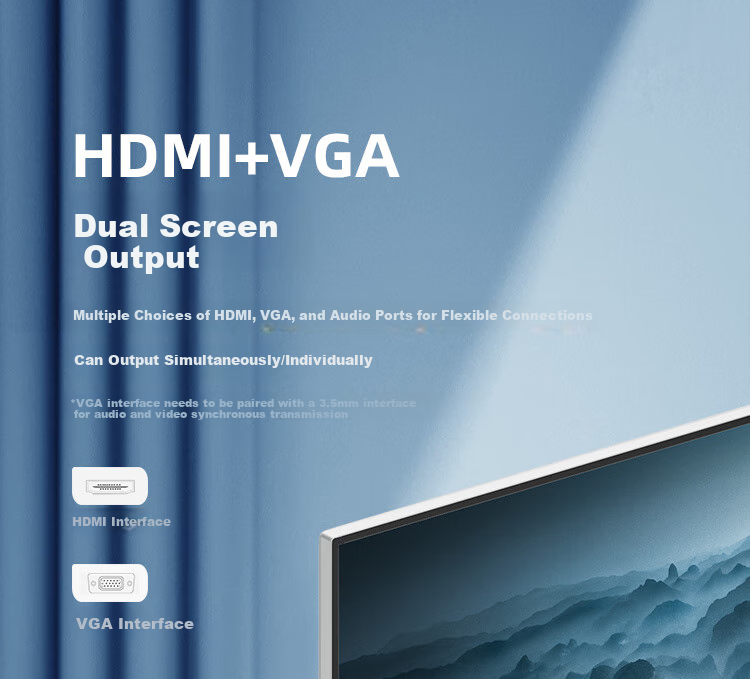 Hagibis Wireless Screen Mirroring Device, HDMI Point-To Screen Mirroring Receiver And Transmitter, Audio-Video HD Transmission, Suitable for Phones, Computers, TVs, Projectors, Monitors, Home Use, Meetings, And Office Work 10
