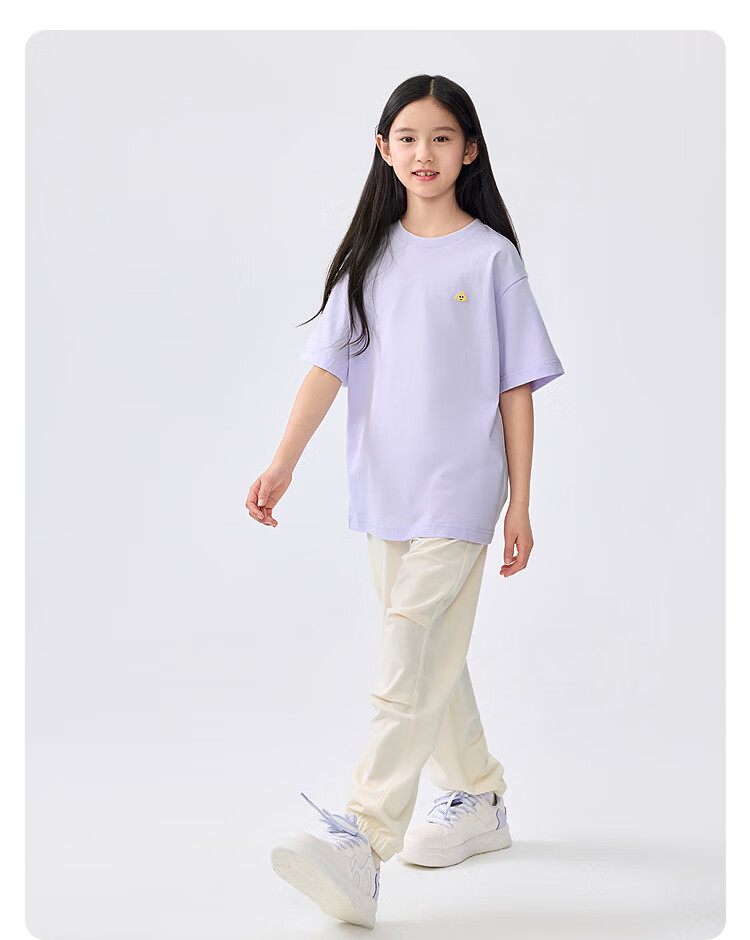 BALABALA Children's Clothing Pants for Boys And Girls, Summer 2025 Loose-Fitting Versatile Twill Long Pants 208225108205 14