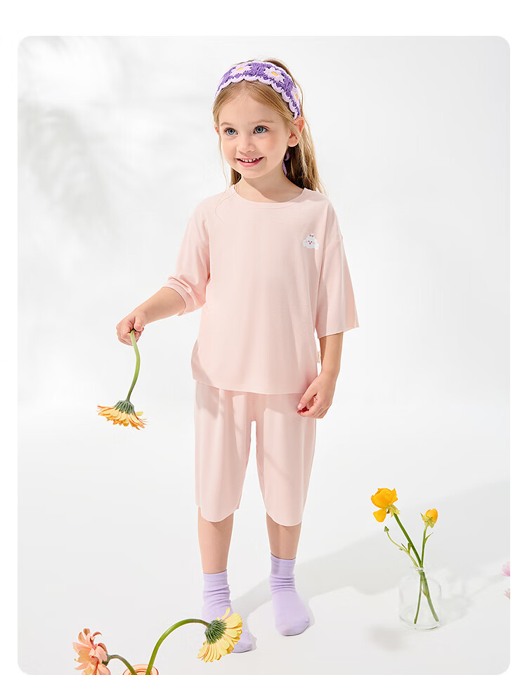 BALABALA Baby Pajama Set, Summer Air Conditioning Wear, Boys And Girls Loungewear, Youkesi Rongxin Pai 209225171207 10