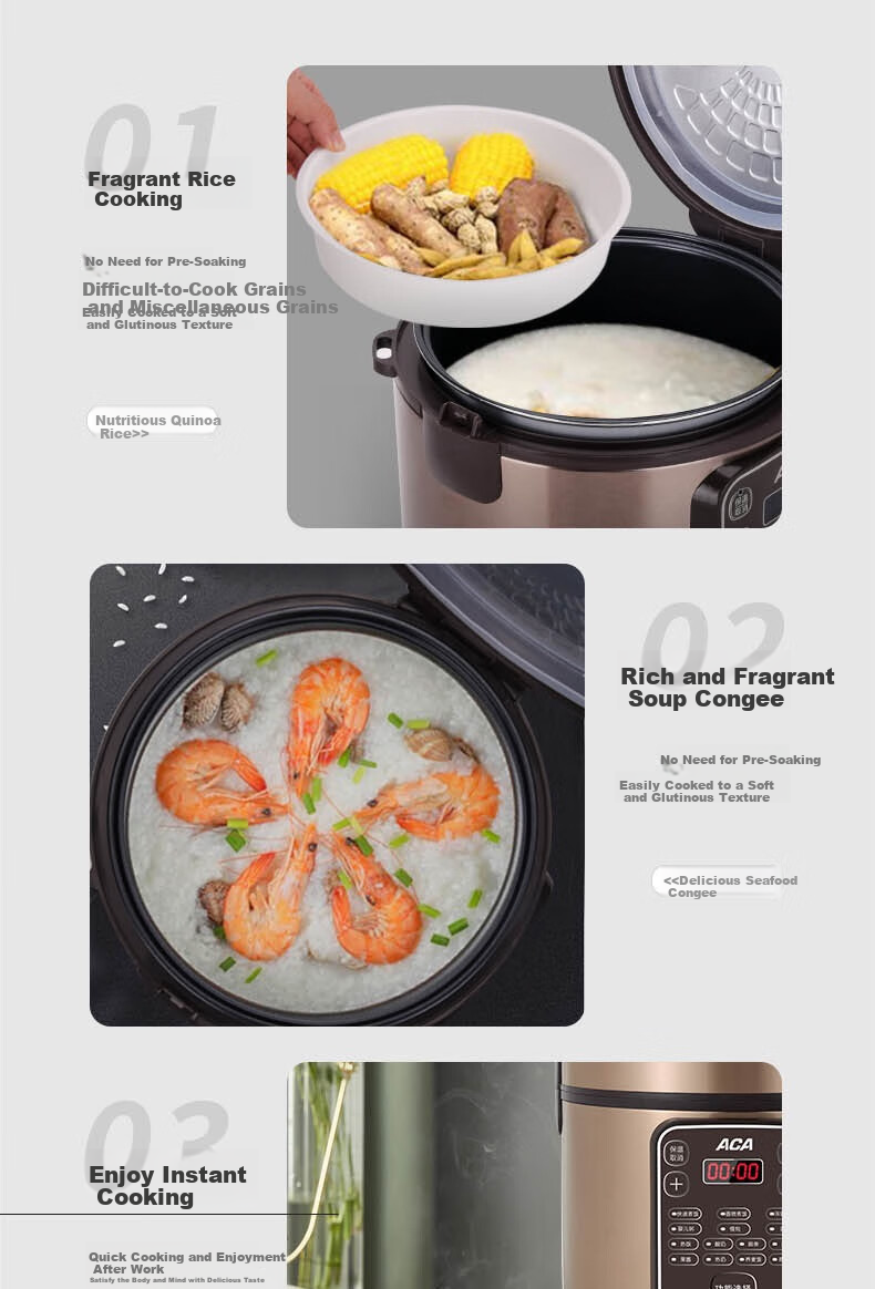 ACA ALY-30FB08A Microcomputer Rice Cooker 10