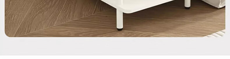FENJIEXIAN Side Table, Coffee Table, Living Room Light Luxury Small Tea Table, Tempered Glass Tea Stand, Bedside Table, Double-Layer Storage Tea Table 9