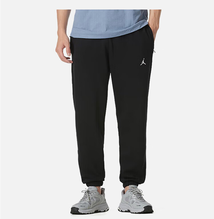 Jordan Men's Basketball Shorts, Dri-FIT Quick-Dry Knit Joggers FV8609-010 Black 2XL 2