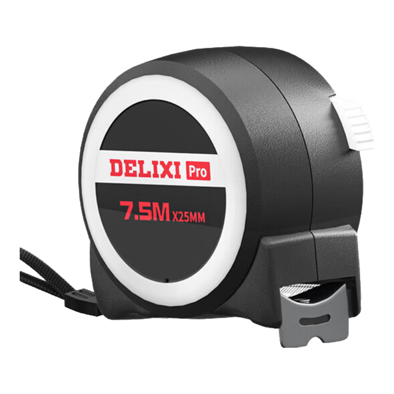 Delixi 5m Thickened Hardened Steel Tape Measure Household 3m Box Tape 10m Measuring Tape