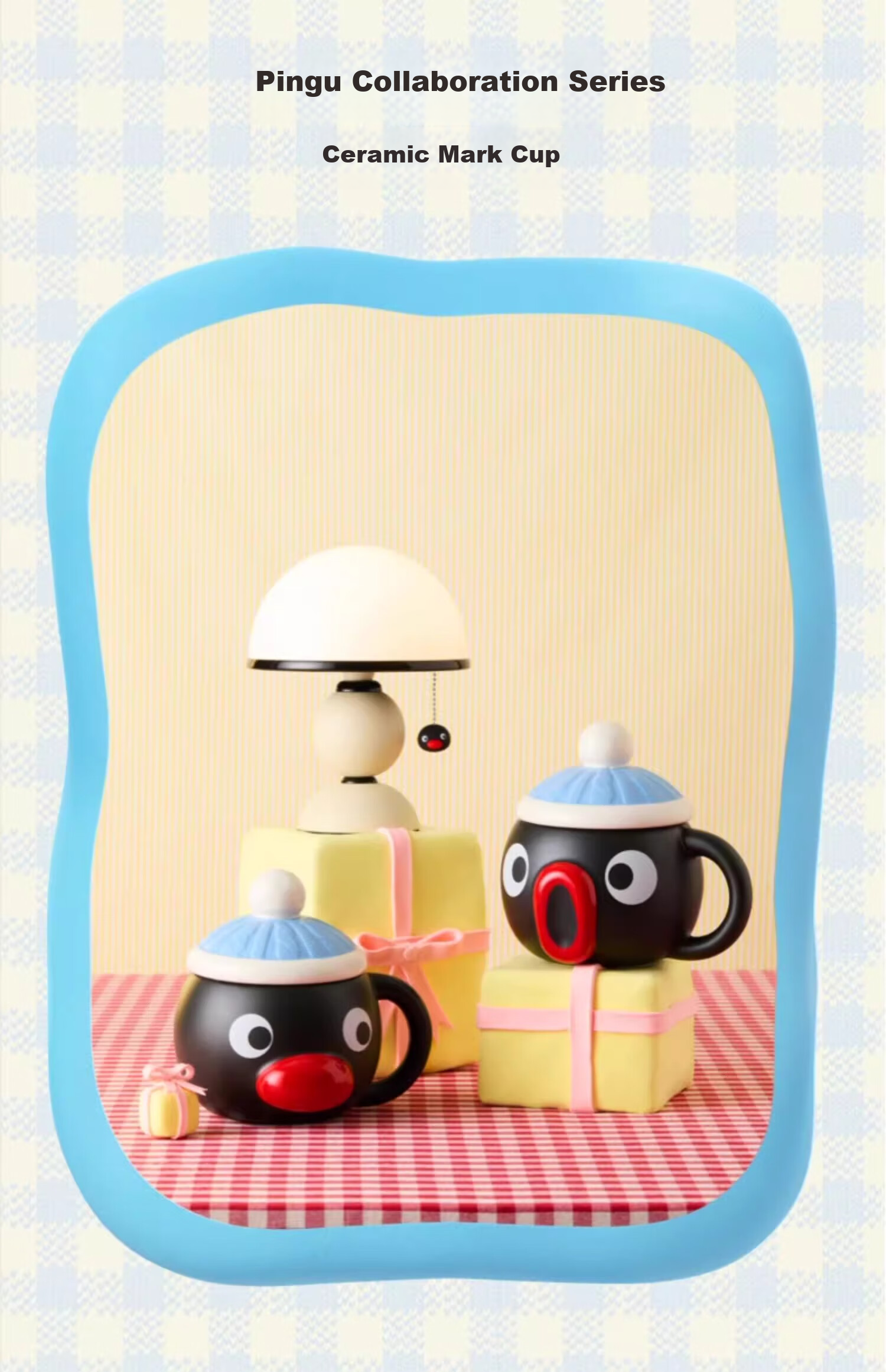 Tbh Pingu Ceramic Mug Water Cup Gift Box Set Drinking Cup Couple Cups Large Capacity Water Cup Gift for Others 3