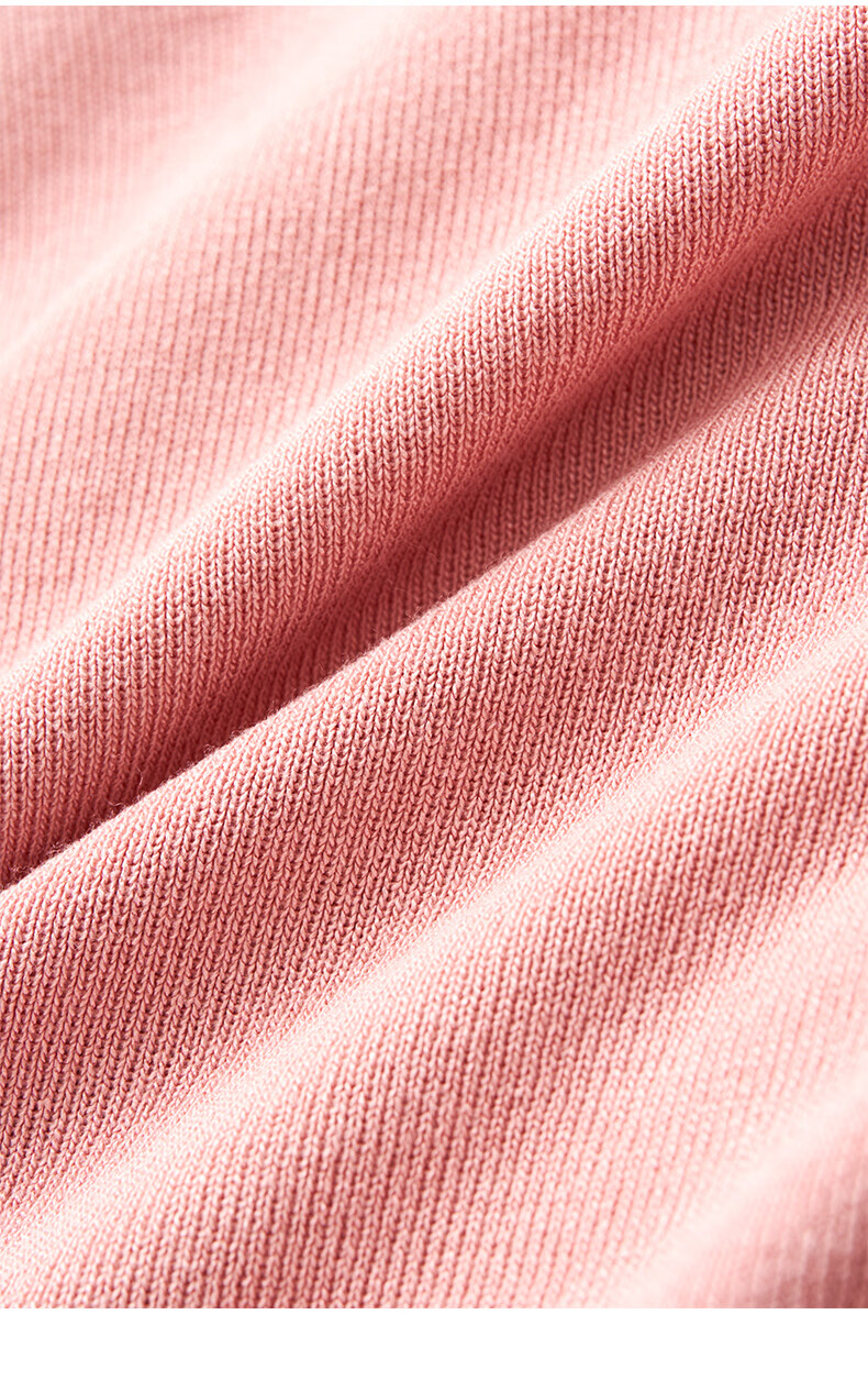 YANYEE Pink Versatile Knit Sweater for Women, 2025 Early Spring Simple Elegant Slimming V-Neck Long Sleeve Top, Pink, Size S 15