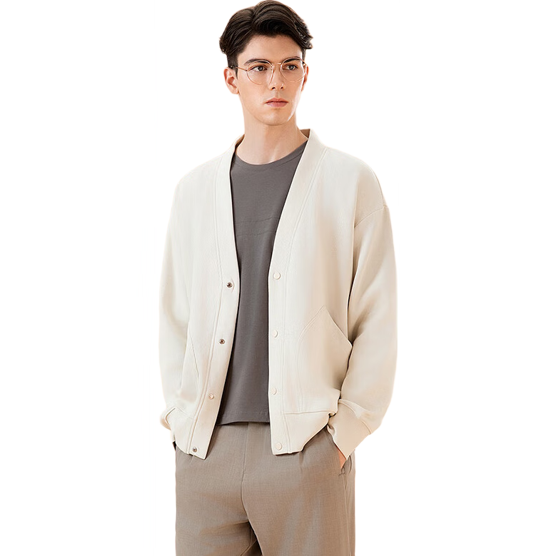 Fenteng Men's Thermal Underwear Autumn Winter Lightweight Stretch Basic Set Top and Bottom