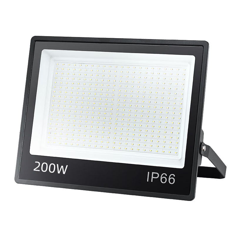 Dexin LED Floodlight Outdoor Waterproof Spotlight Industrial Lighting High Power Factory Street Lamp 200W Cool White High Brightness Model