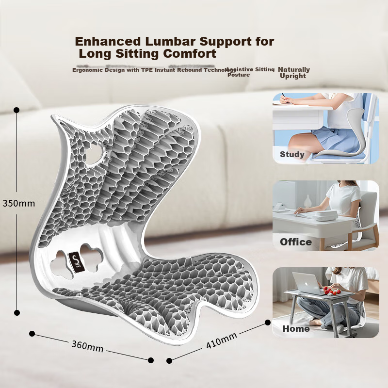 Sifeiqi Lumbar Support Cushion for Long Sitting, Back Brace Pad for Pregnant Women And New Mothers, Nursing Pillow Back Support Cushion, Breathable Seat Pad