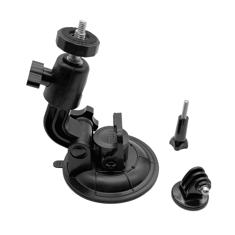 Baking Compatible with DJI Action 3, 4, 5 Pro Car Mount Suction Cup Bracket, GoPro Suction Cup, Insta360 Action Camera Suction Cup, Car Shooting Fixed Mount
