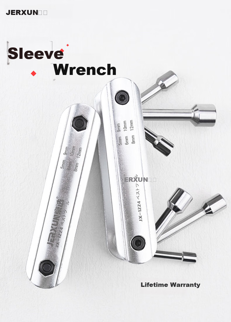 JERXUN Folding Socket Wrench And Screwdriver Set, Multi-Functional Hex Wrench, Auto Repair Disassembly Household Small Tool Kit 1